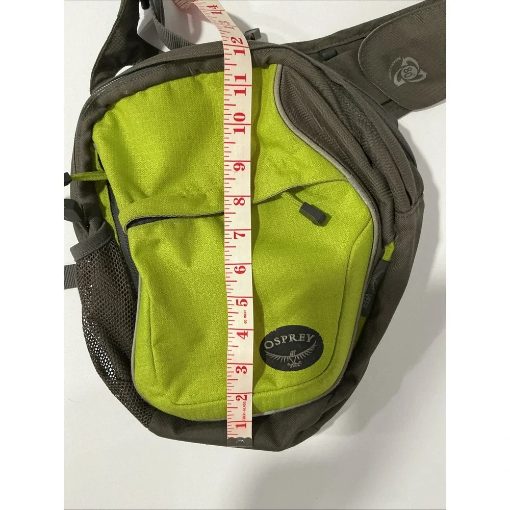 Osprey Veer Vertical Shoulder Bag Backpack Sling Messenger Crossbody, Green